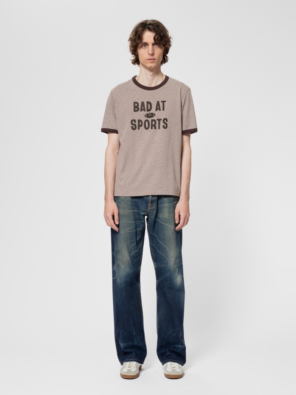 Ricky Bad At Sport T-Shirt Beigemelange - 2