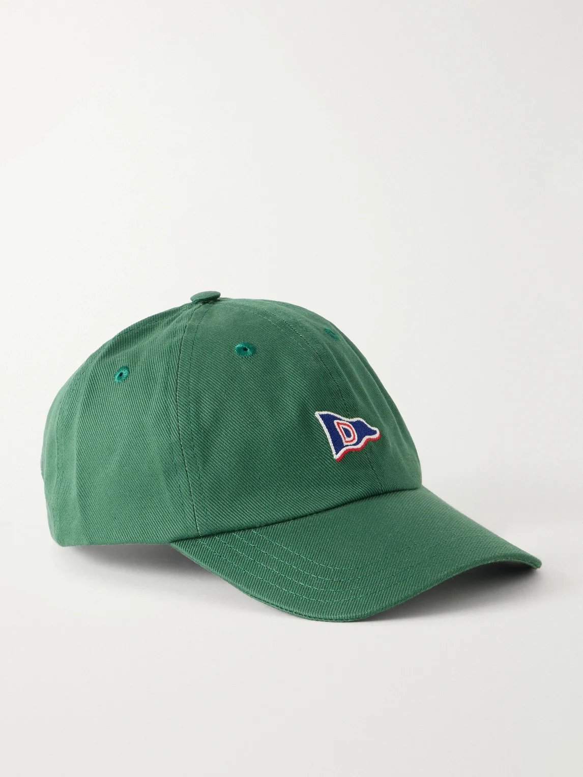 Embroidered Cotton-Twill Cap - 1
