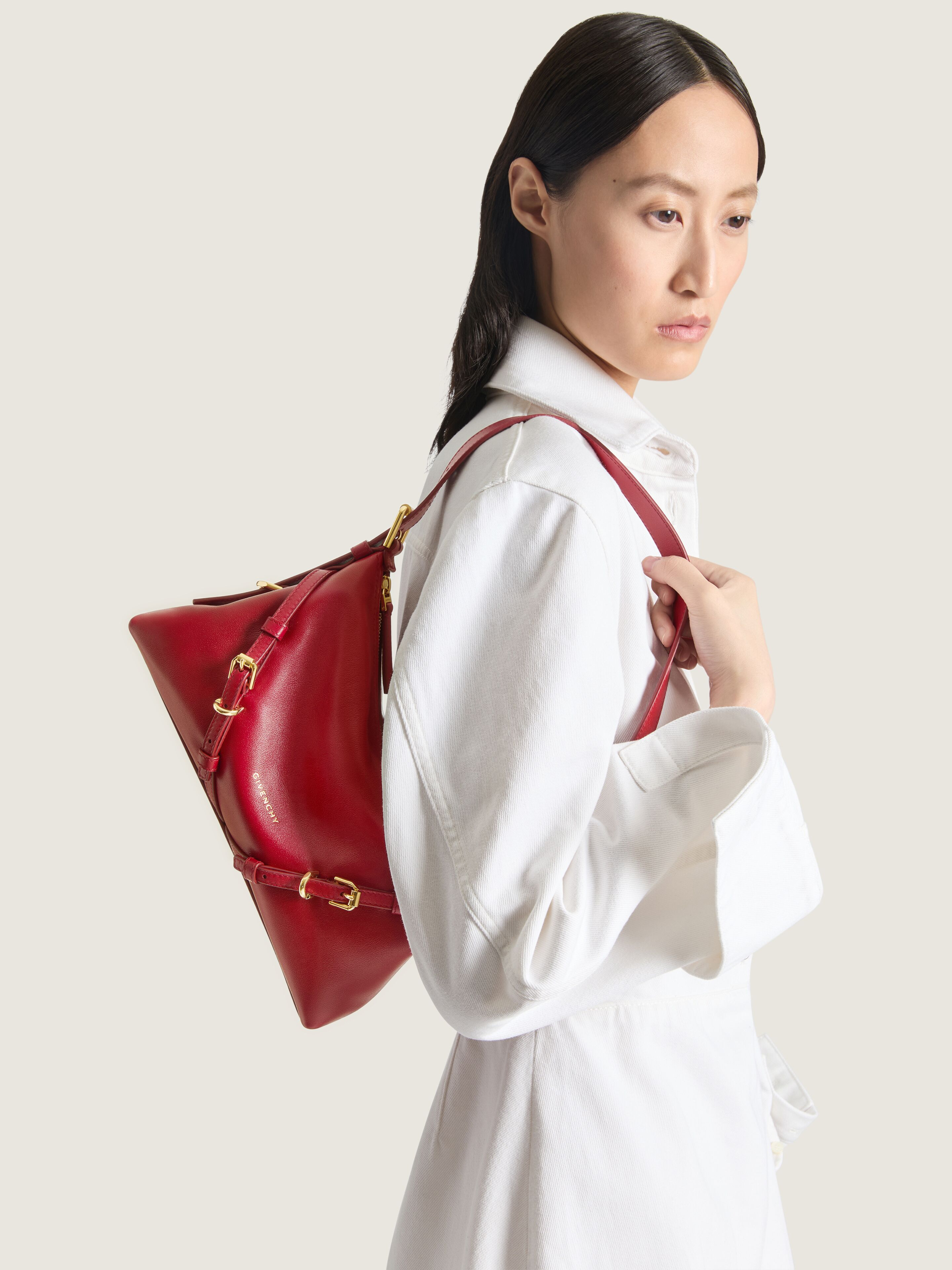 MINI VOYOU BAG IN SHINY LEATHER - 2