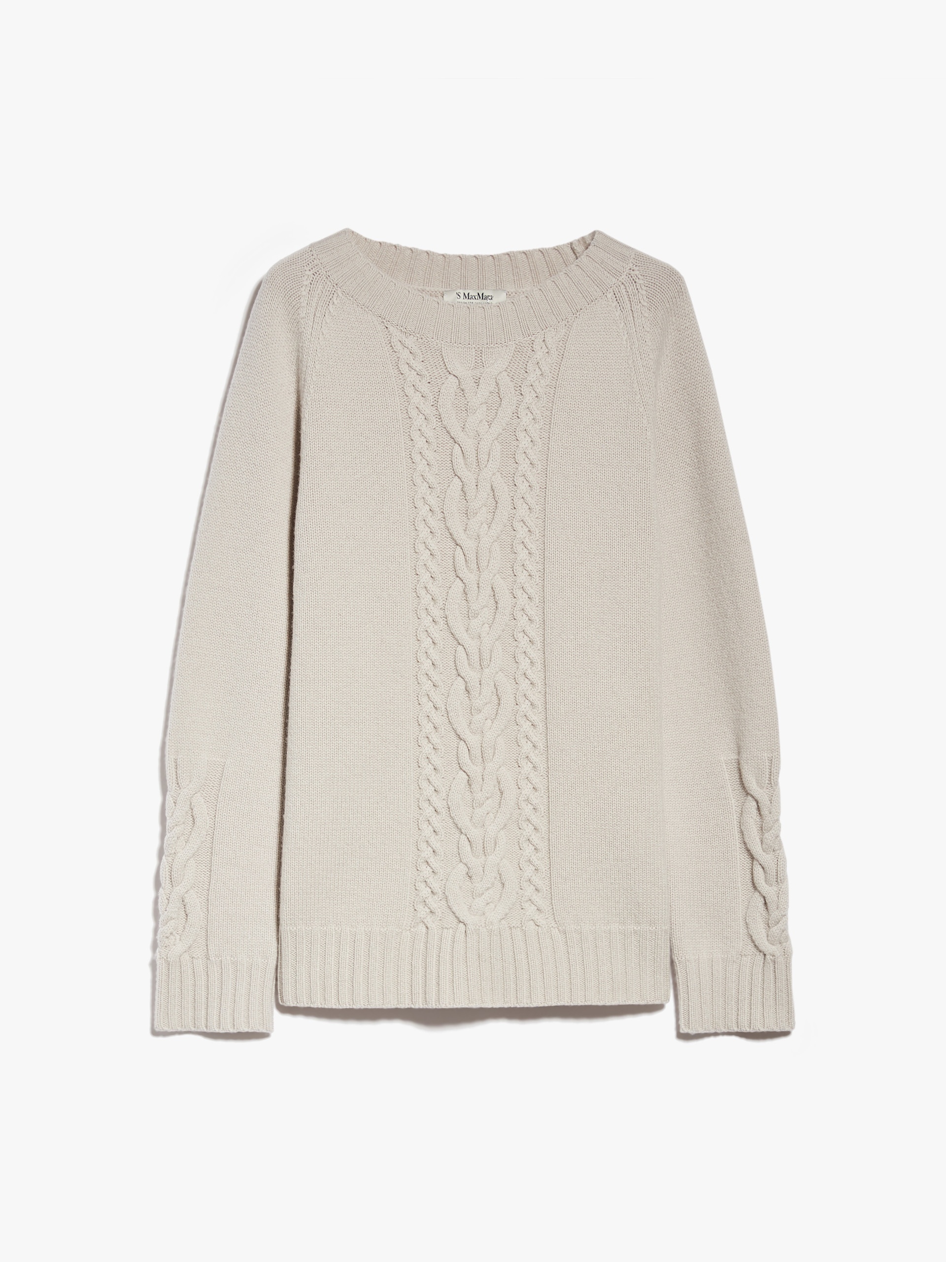 GINNY Cable-knit wool and cashmere sweater - 1