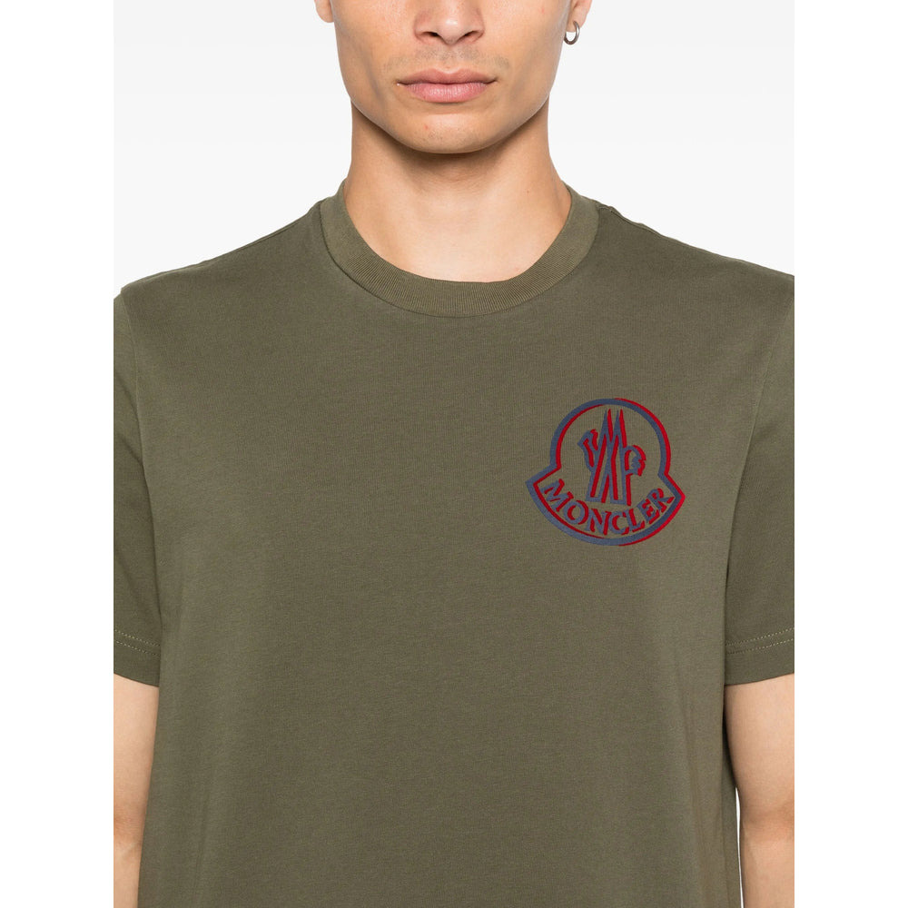 Moncler Green T-Shirts & Vests - T-Shirts Men - 2