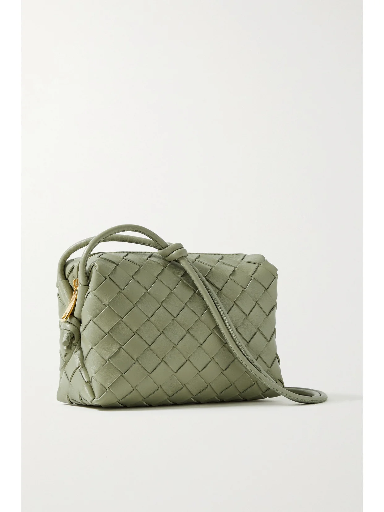 Loop Mini Intrecciato Leather Shoulder Bag - 1