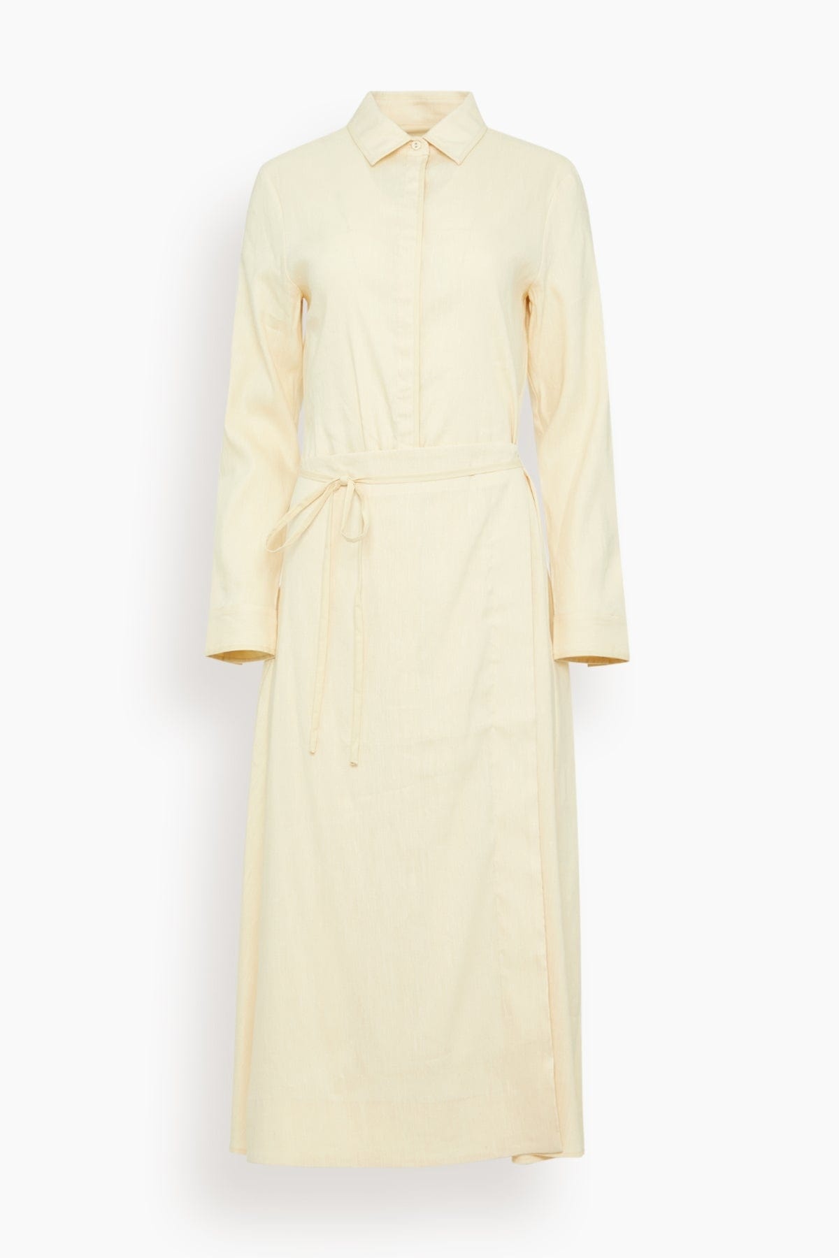 Lato Wrap Dress in Light Wheat - 1