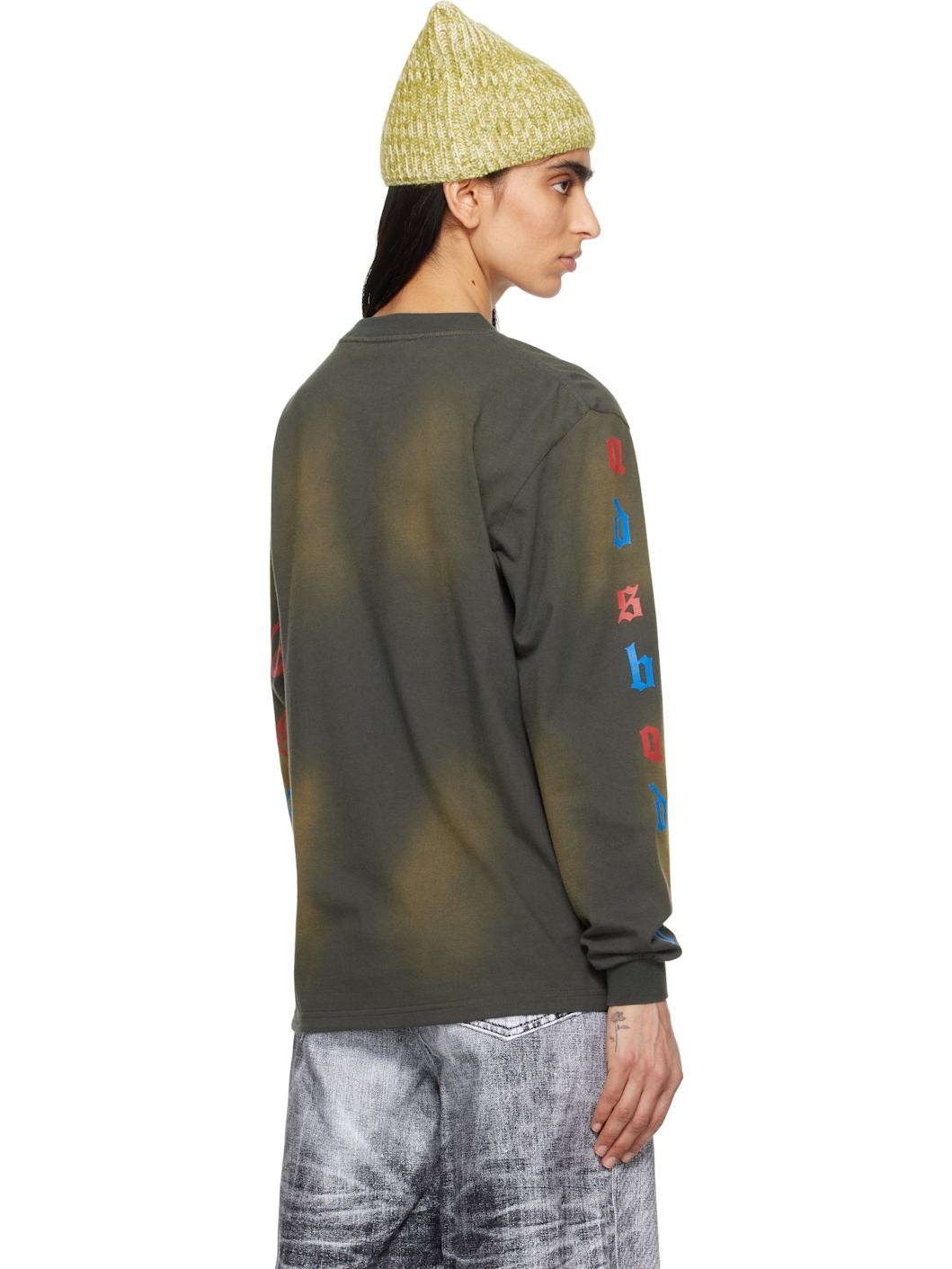 Gray 'Love' Long Sleeve T-shirt - 3