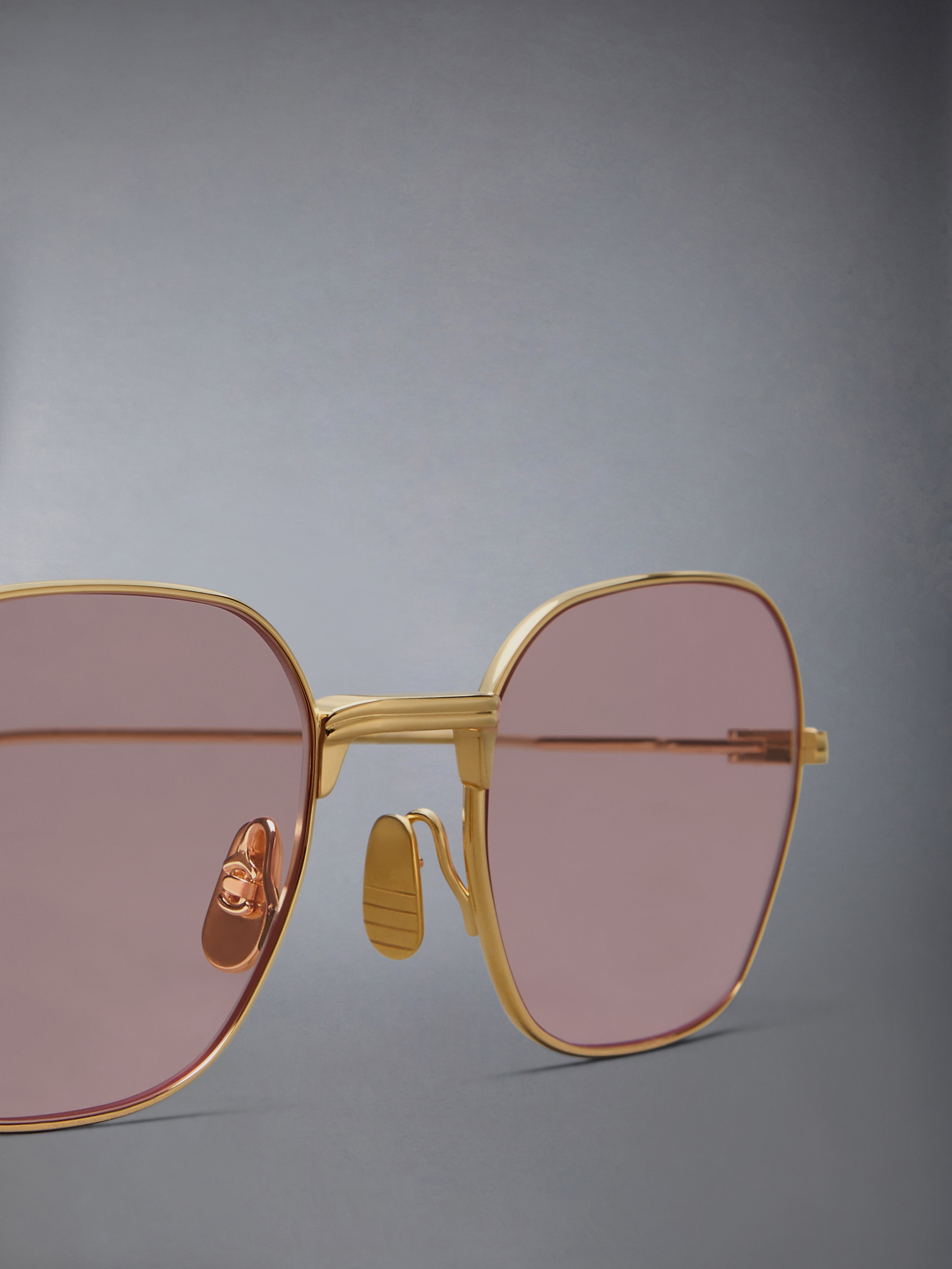 TITANIUM RECTANGULAR SUNGLASSES - 3