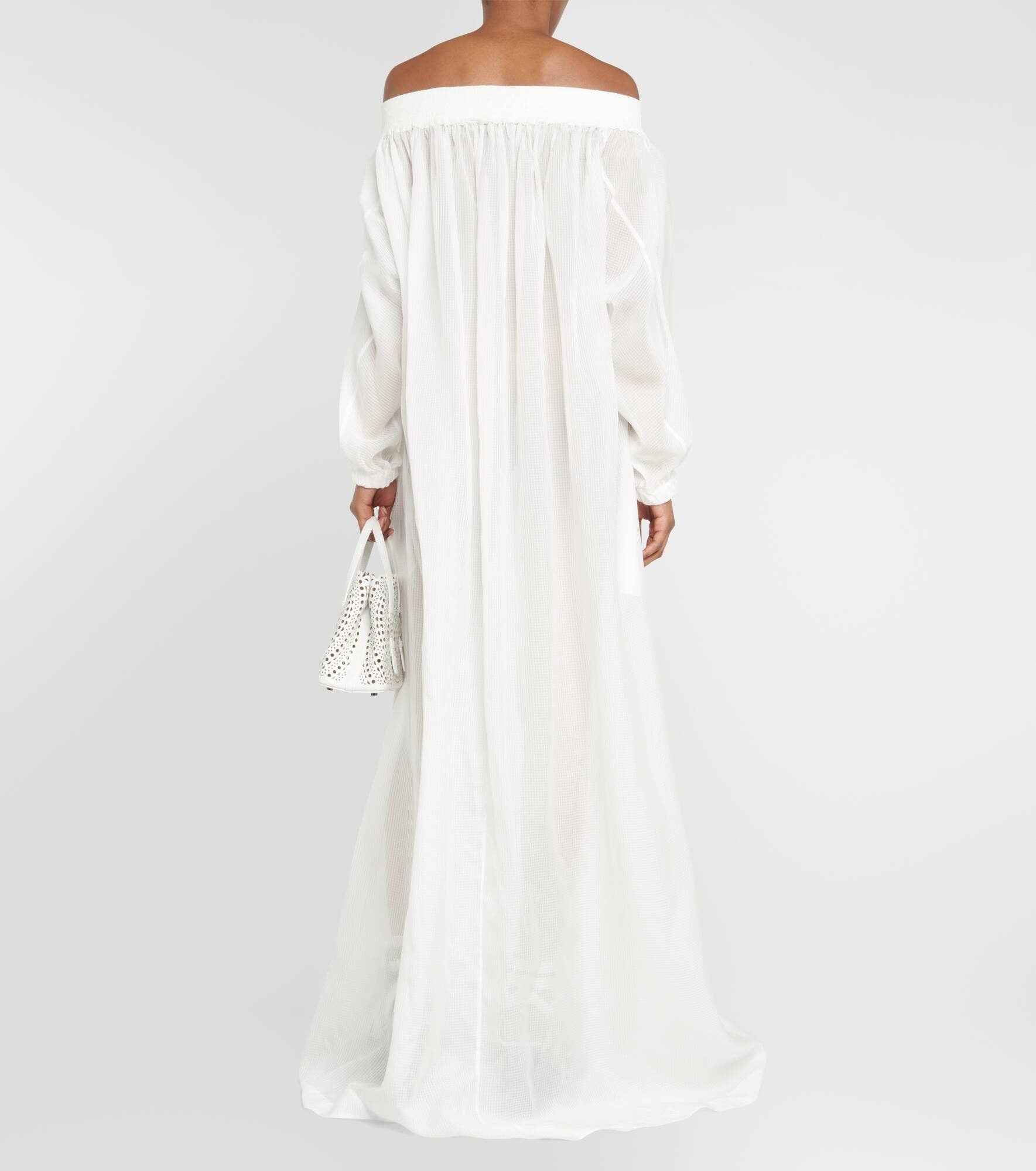 Off-shoulder maxi dress - 3