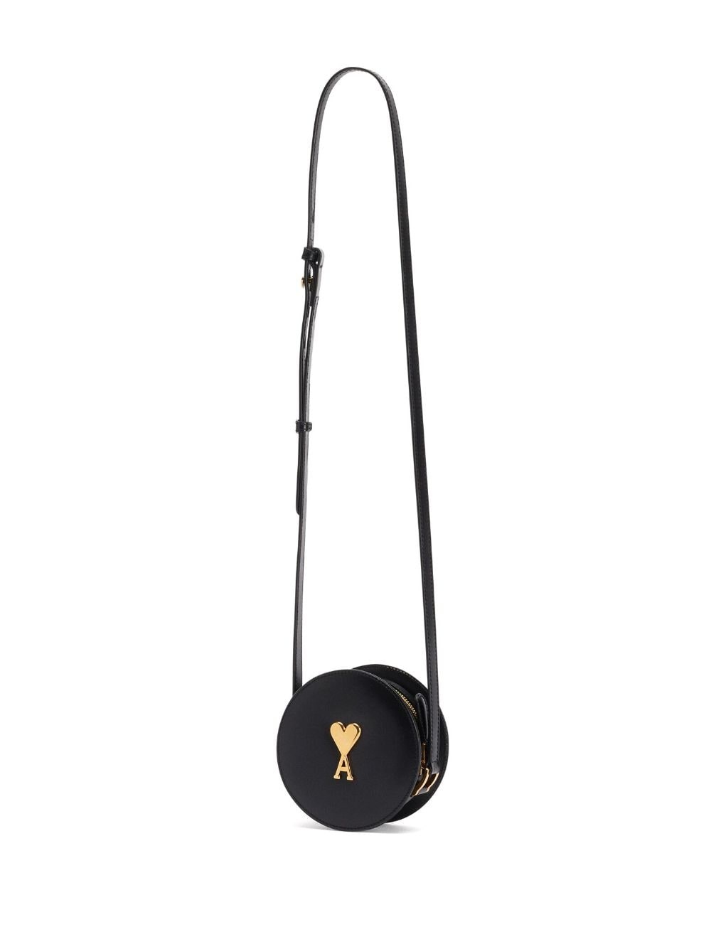 logo-plaque round shoulder bag - 3