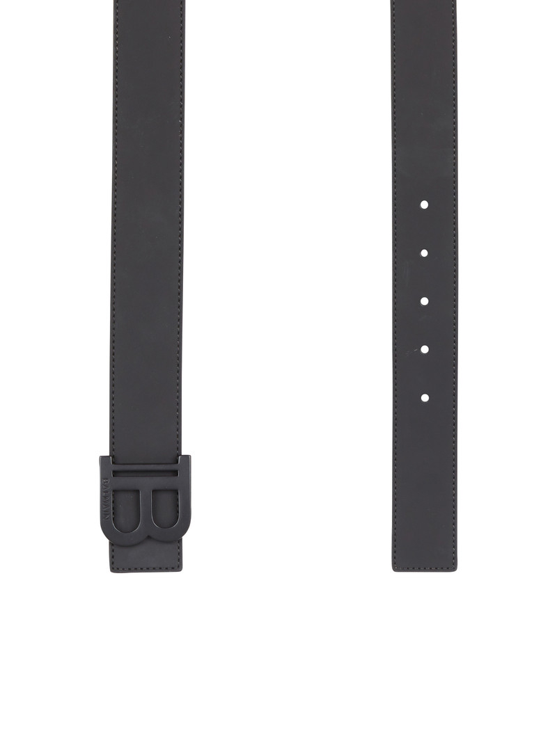 B-Belt rubber-effect leather belt 4