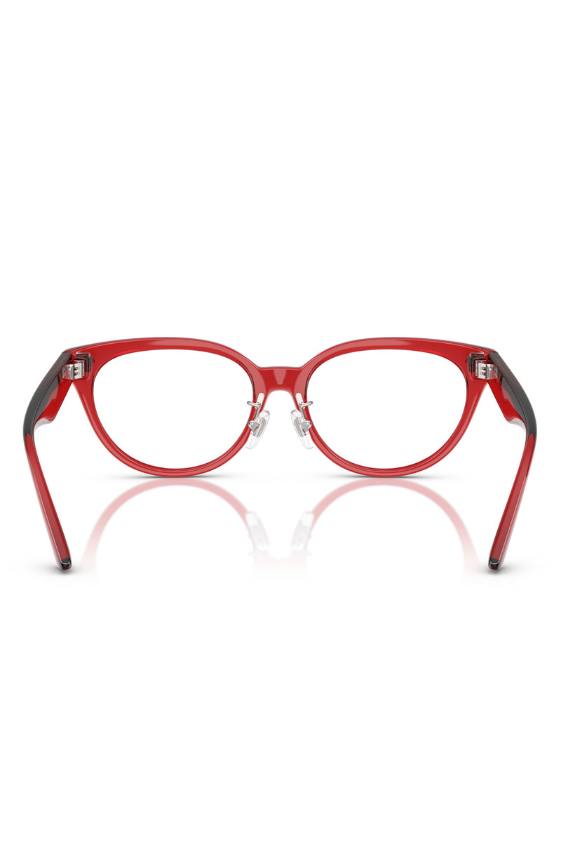 Versace 54mm Pillow Optical Glasses in Trans Red 5