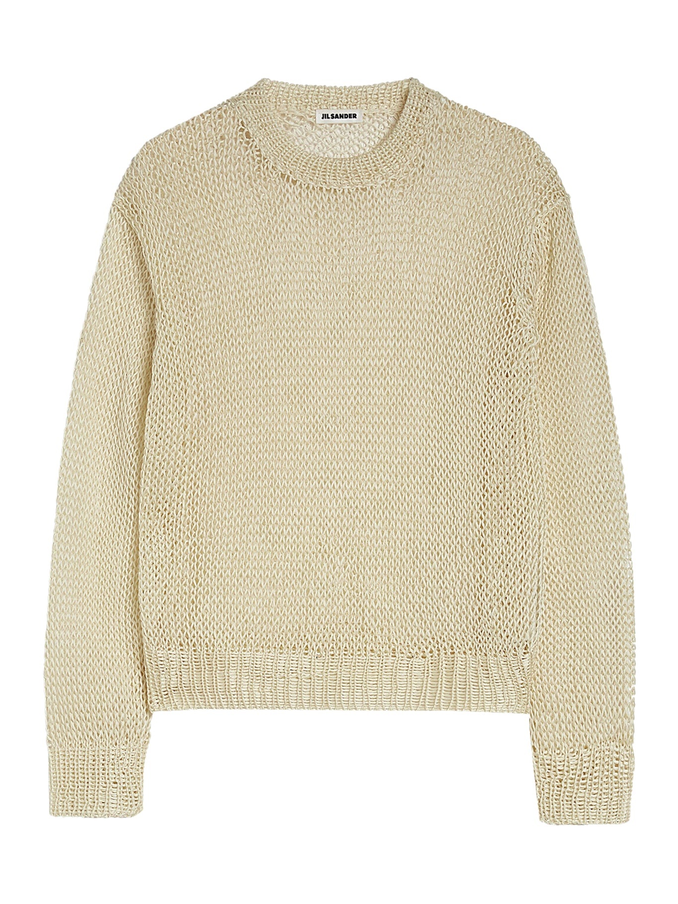 CREWNECK SWEATER IN OPENWORK SILK - 2