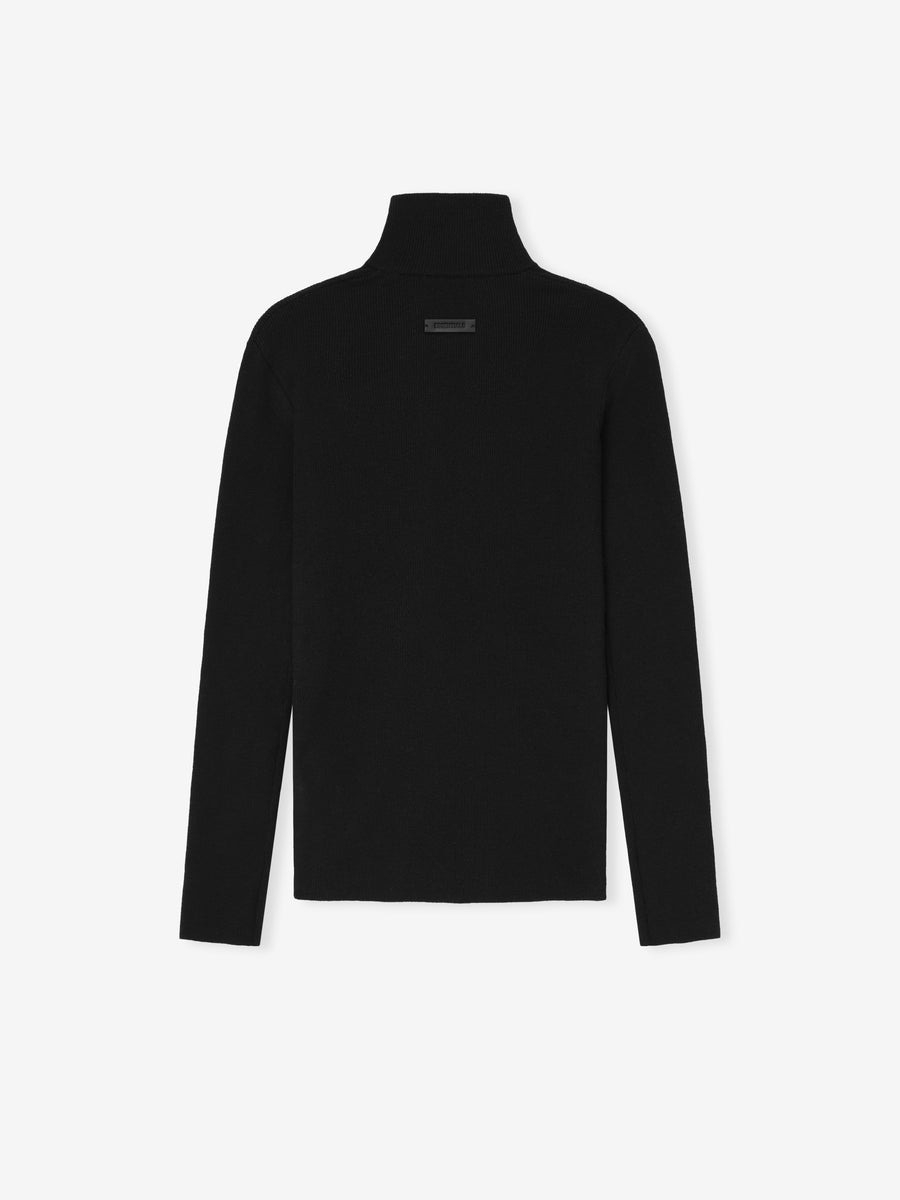 Womens Rib Knit Zip-Up Jacket - 4