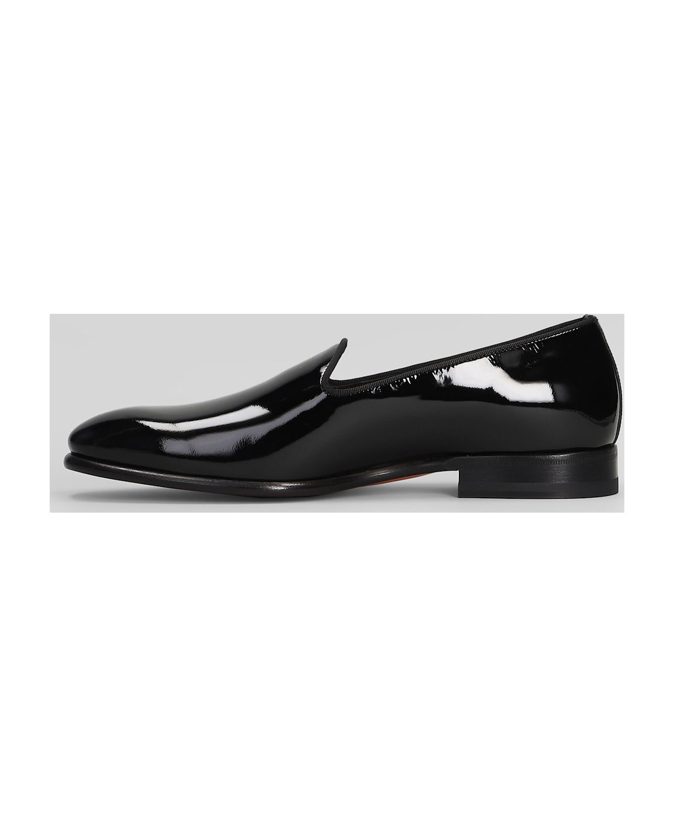 Brody Loafers In Black Patent Leather - 3