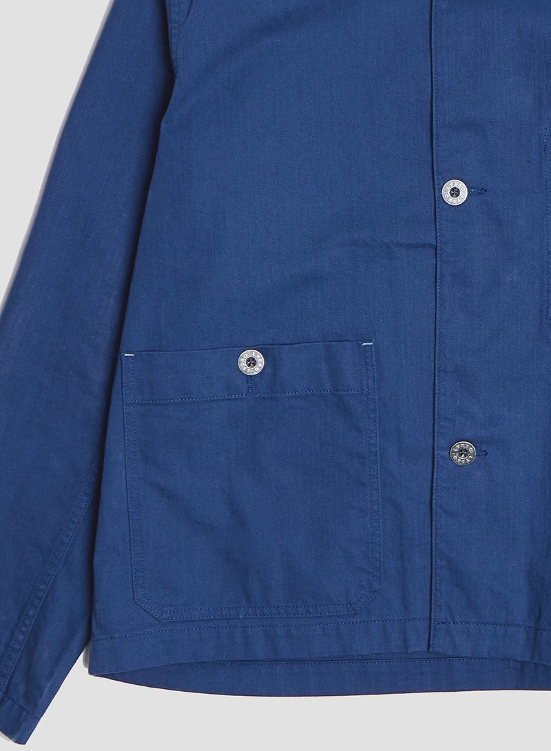 Railroad Jacket Cotton Twill in Indigo 6