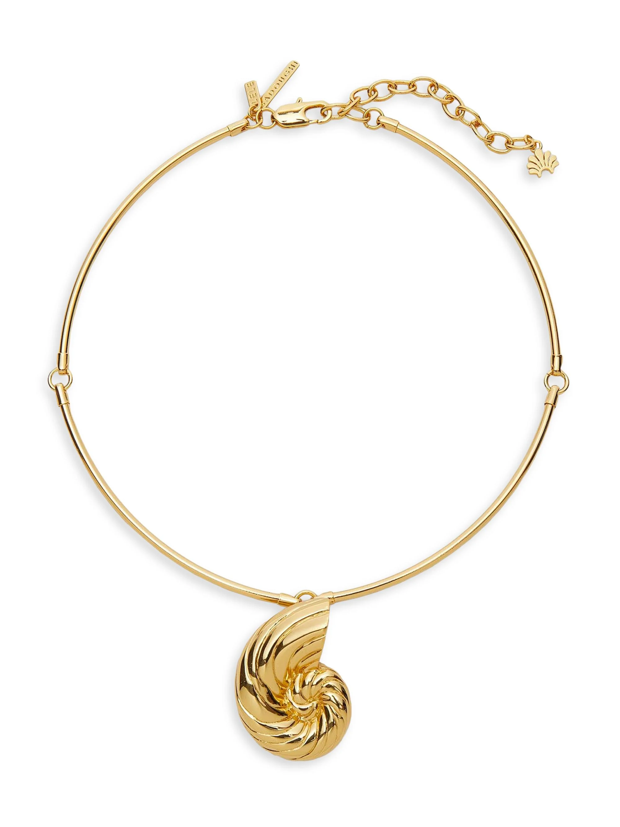 Women's Nautilus 14K-Gold-Plated Collar Necklace - Gold - 1