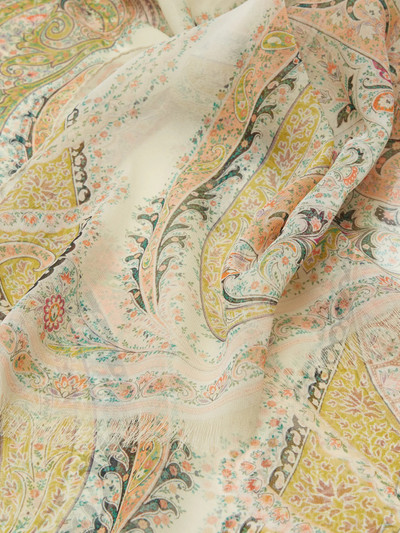 Etro Paisley-print silk-chiffon scarf outlook