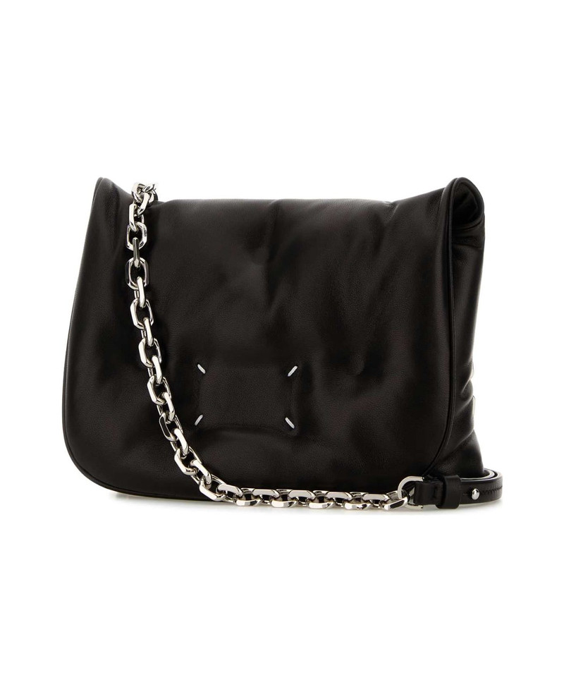 Maison Margiela Black Leather Crossbody Bag outlook