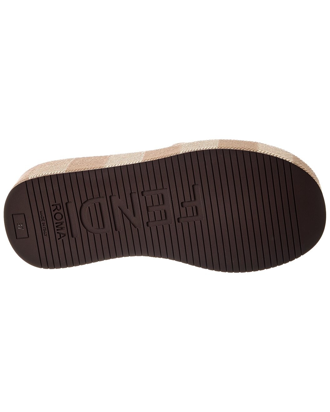 FENDI Sunshine Canvas Platform Sandal - 4