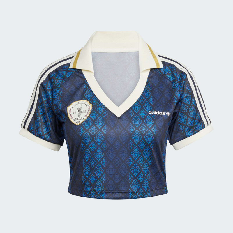 adidas Originals Retro Sports Cricket-inspired Cropped Jersey - 1
