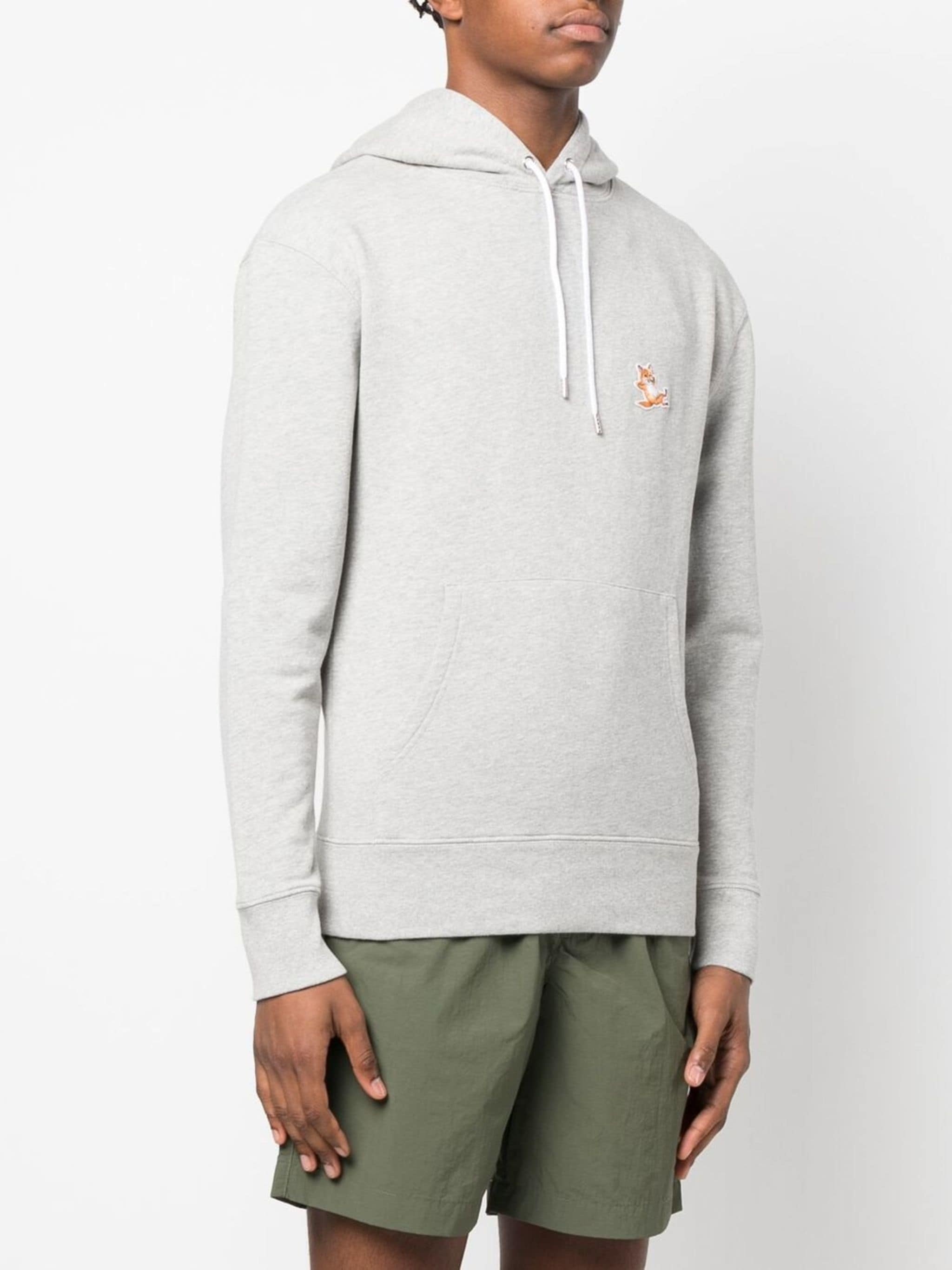 MAISON KITSUNE Men Chillax Fox Patch Classic Hoodie - 1