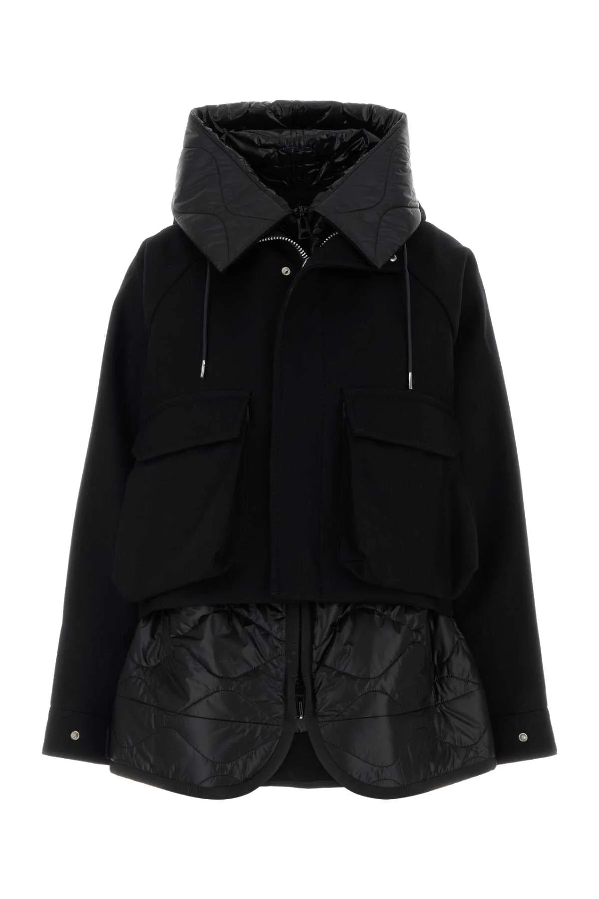 Sacai Sleek Nylon and Wool Jacket for Women - 1