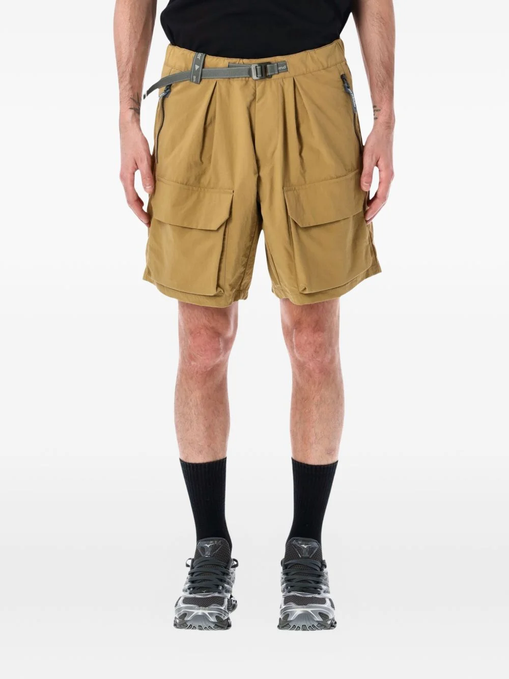 twill cargo shorts - 1