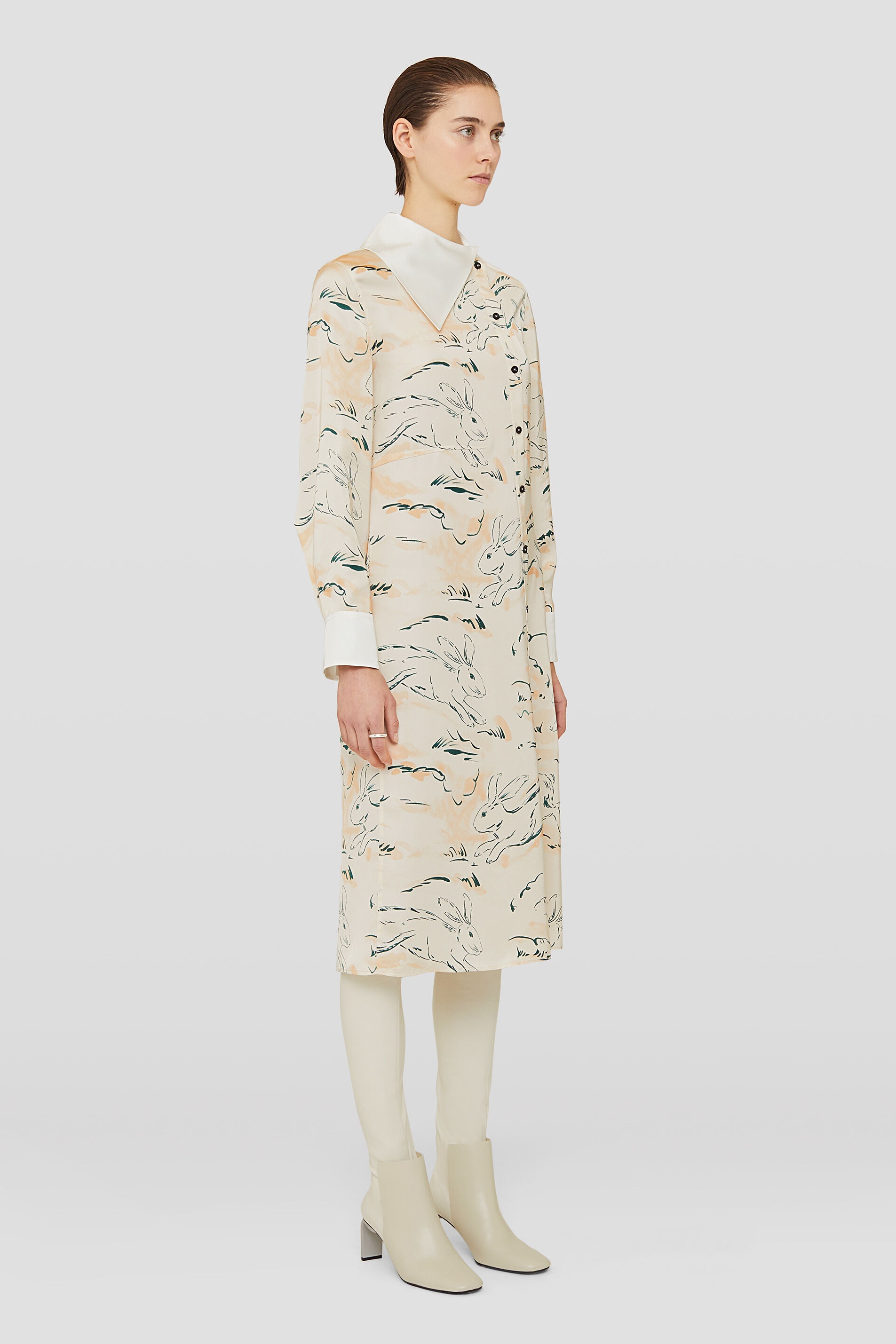 Rabbit Shirt Dress - 3