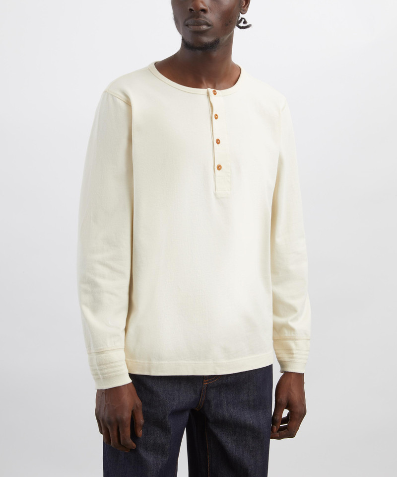 Nudie Jeans Henley Long Sleeve T-Shirt outlook
