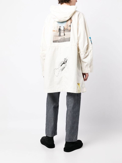 UNDERCOVER Pink Floyd photograph-print parka outlook