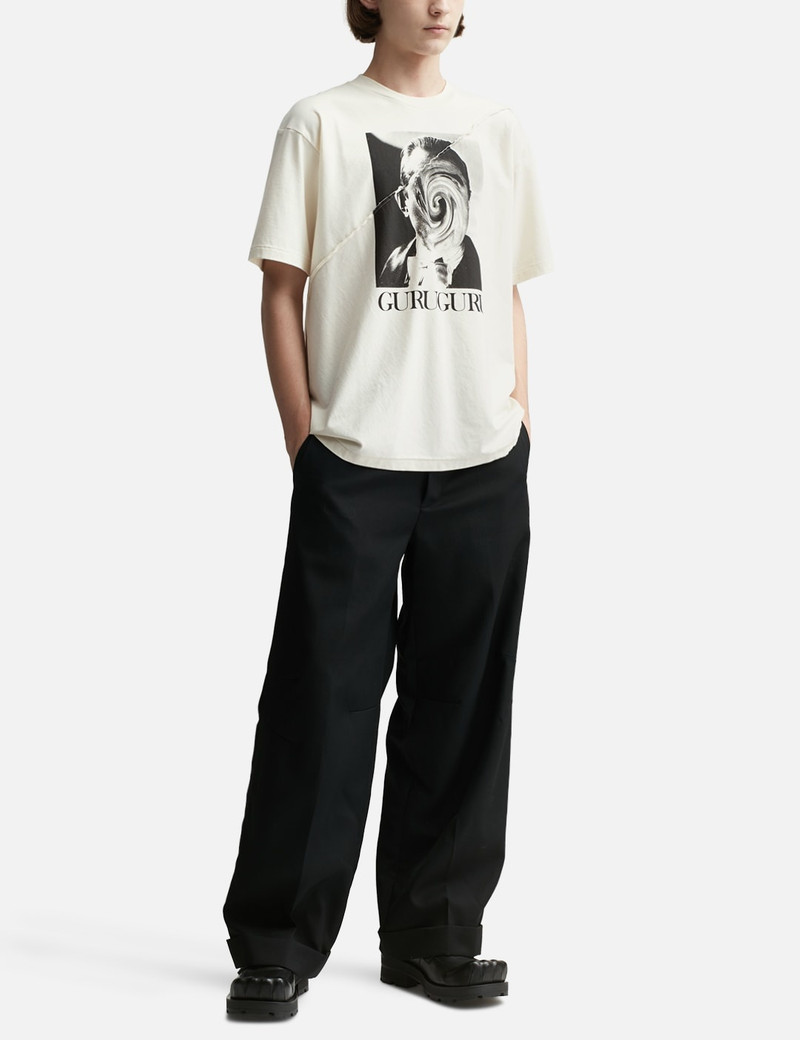 UNDERCOVER GURUGURU SWIRL FACE T-SHIRT outlook