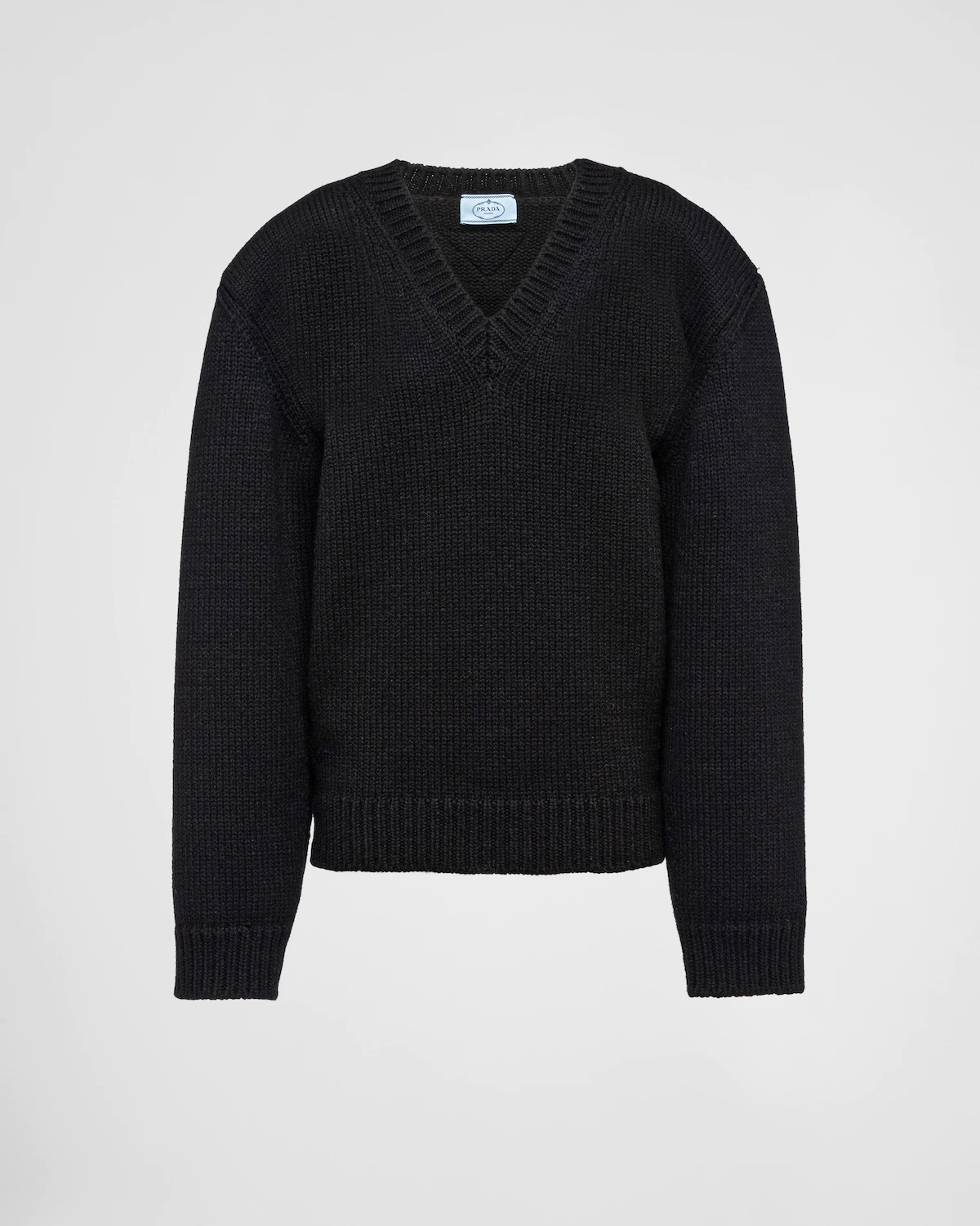 Wool and cashmere V-neck sweater - 1
