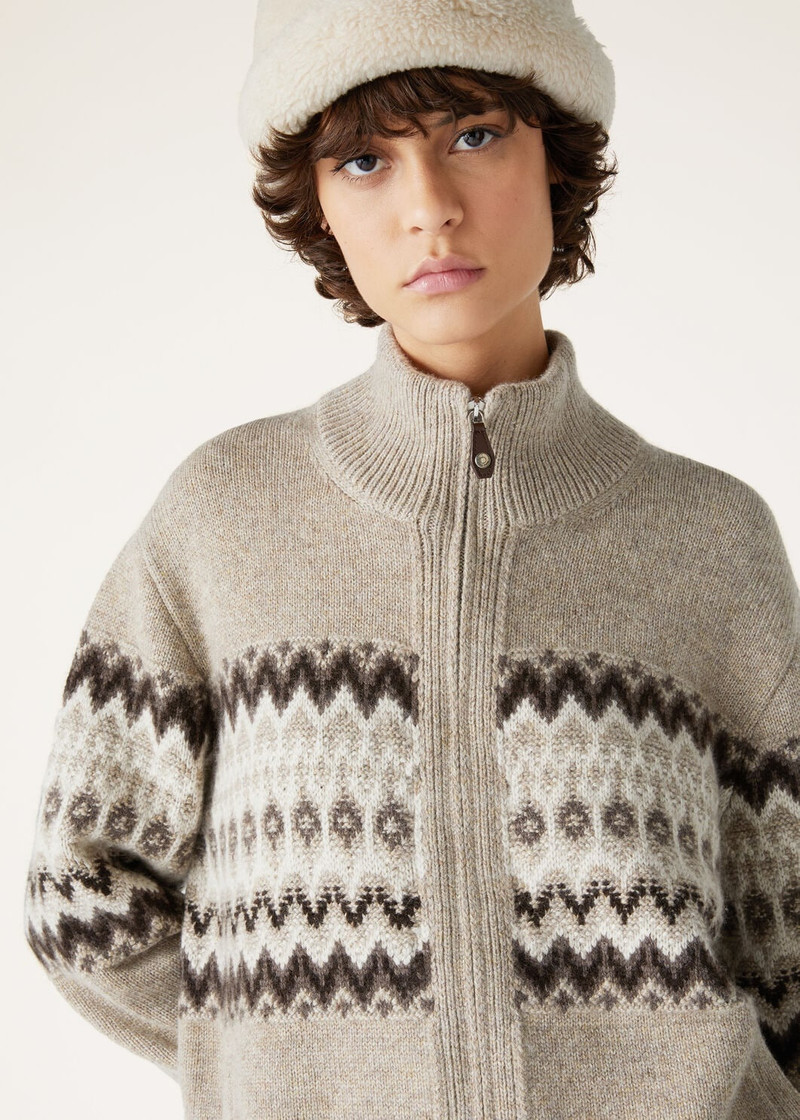 Alpe Pile Bomber Sweater 3
