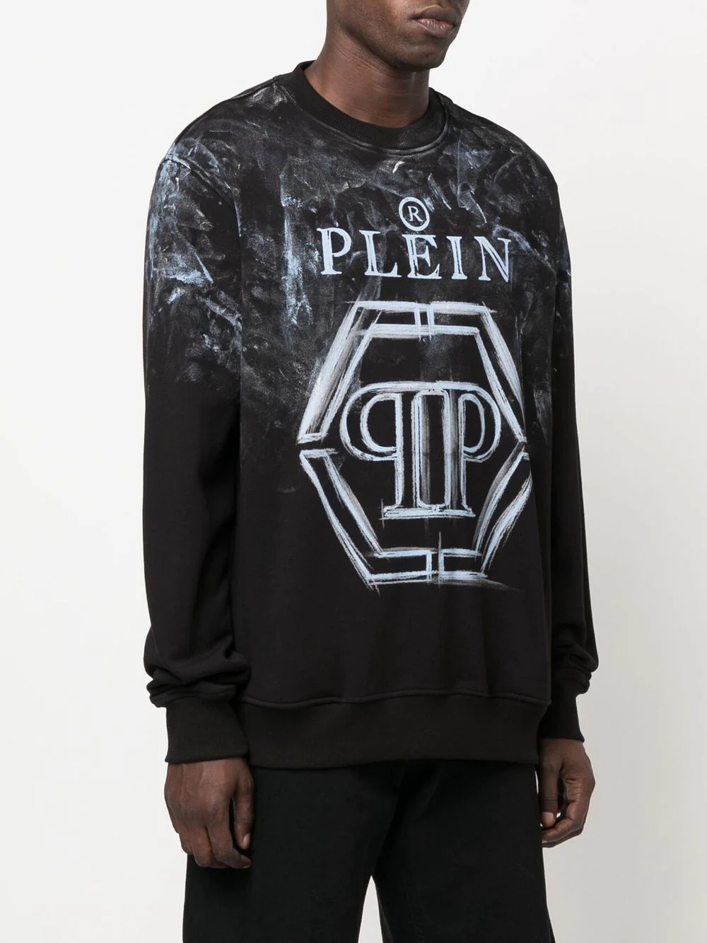 logo-print long-sleeve sweatshirt - 3