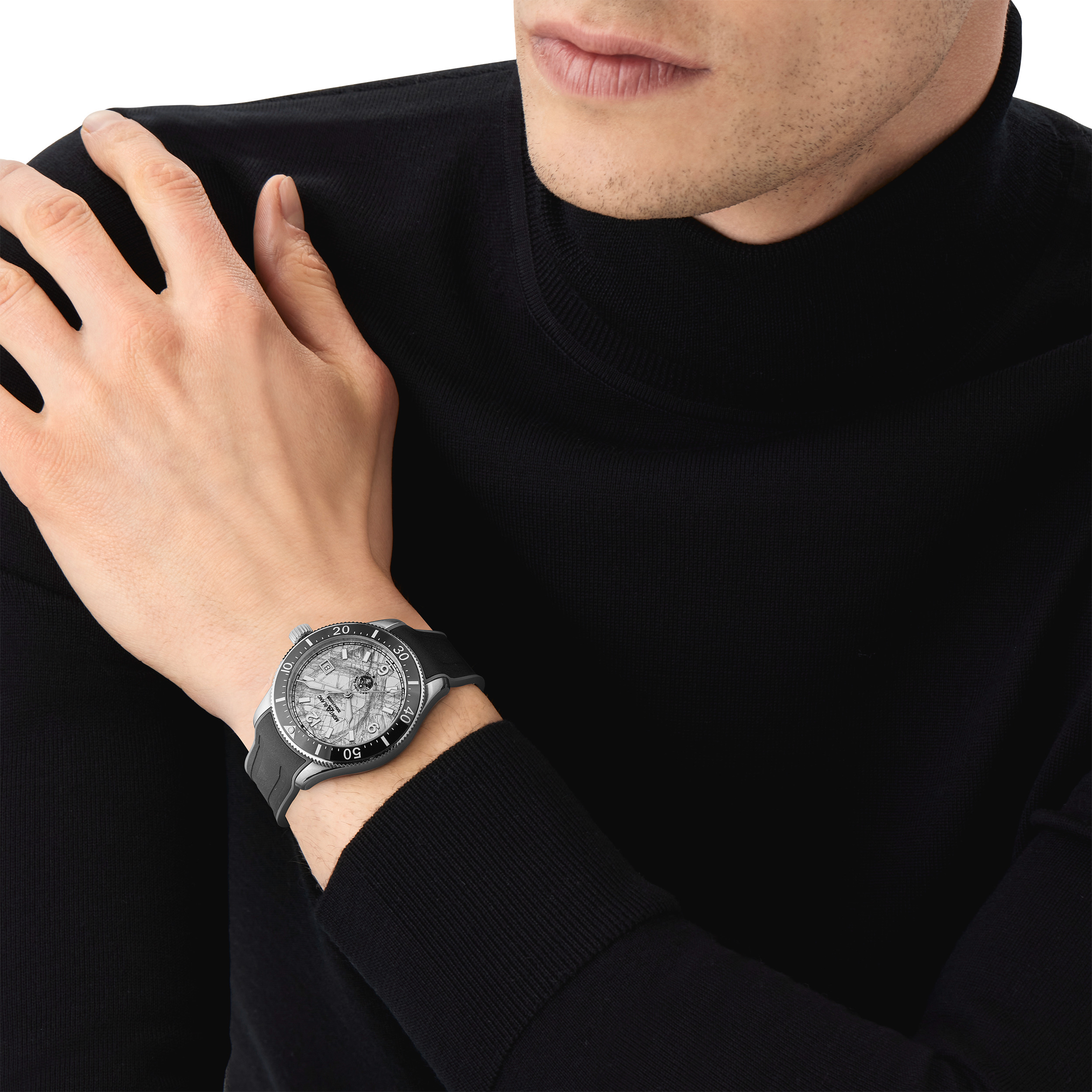 Montblanc 1858 Iced Sea Automatic Date - 2