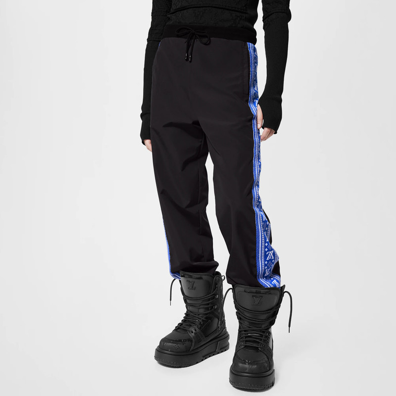 LV Fair Isle Stripes Nylon Jogpants 3