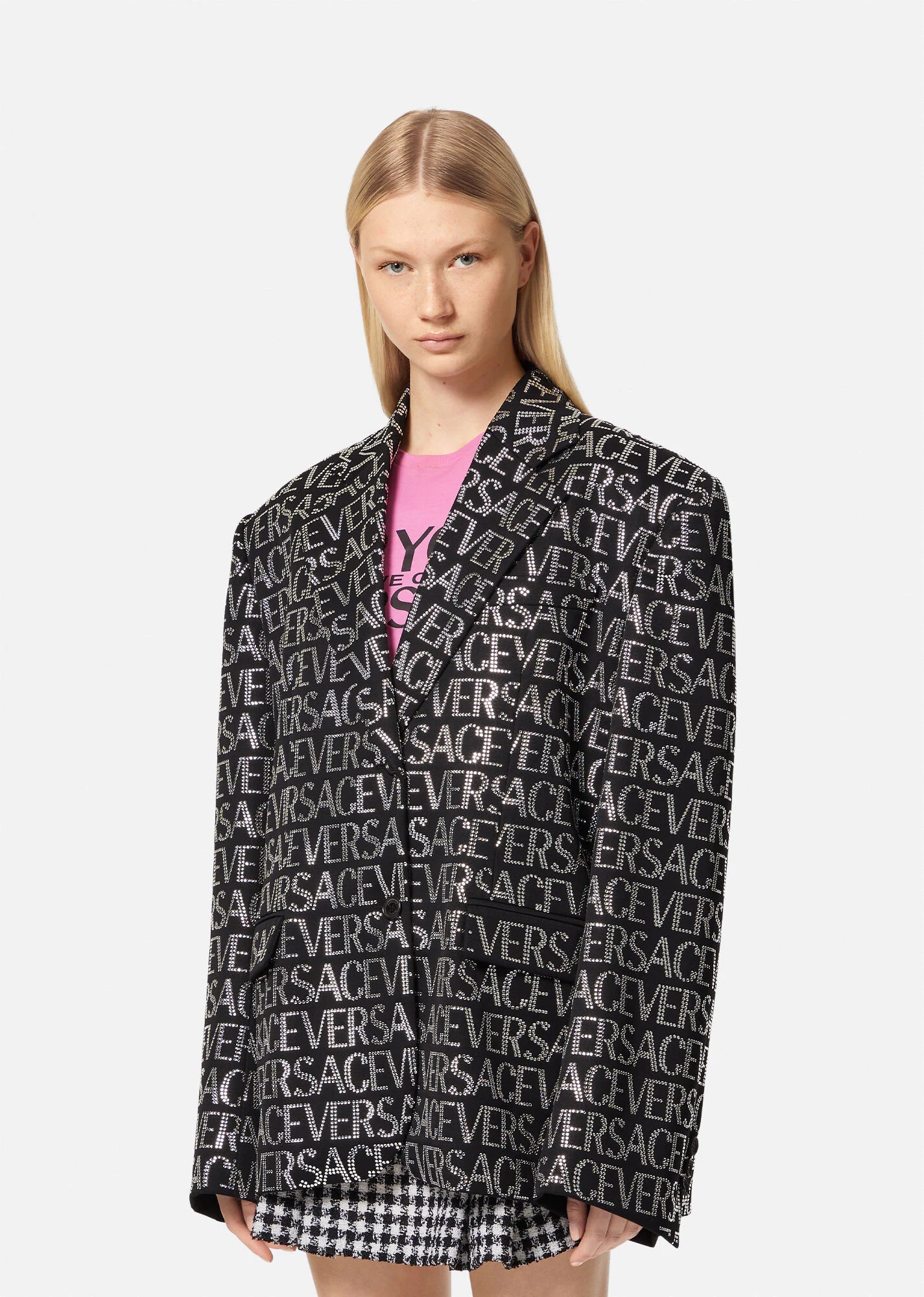 Crystal Versace Allover Blazer - 3