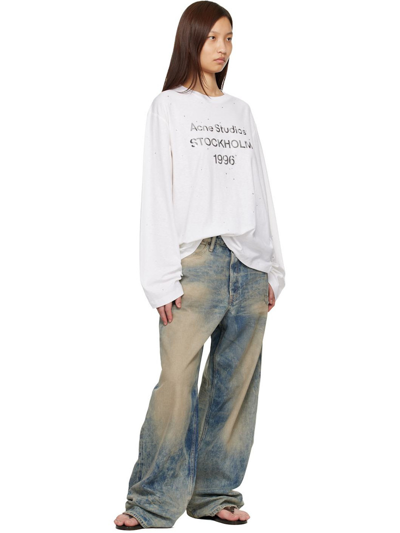 Acne Studios White Logo T-shirt outlook