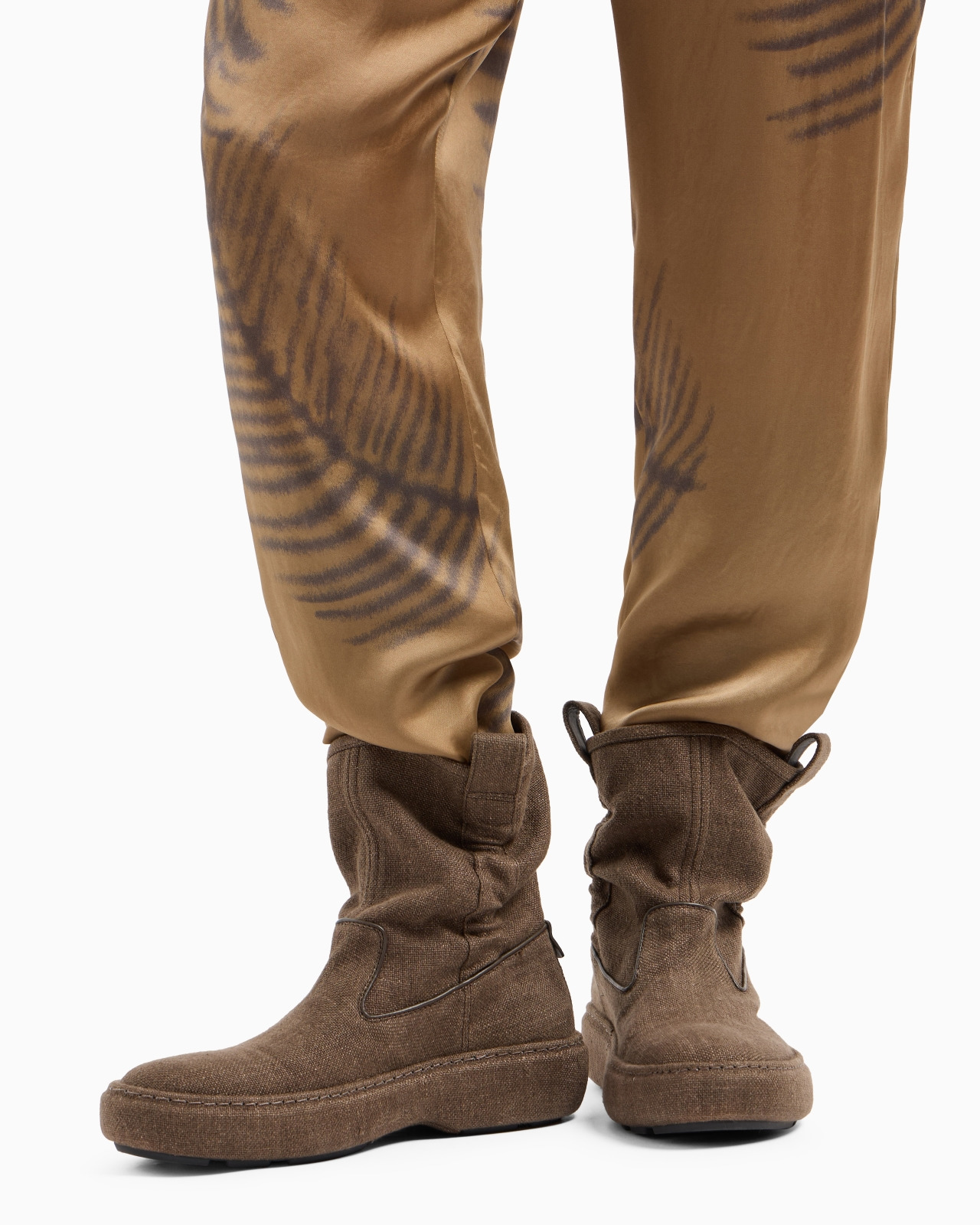 DRAWSTRING TROUSERS IN PRINTED CUPRO - 7