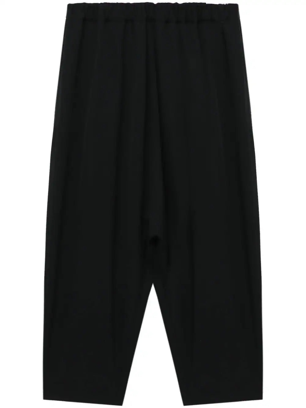 Elastic-Waist Wool Pants - 1