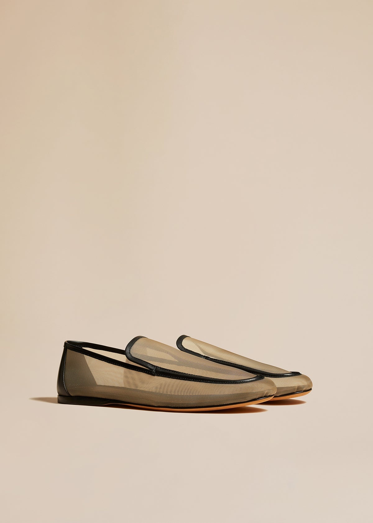 Alessio leather-trimmed mesh loafers - 3