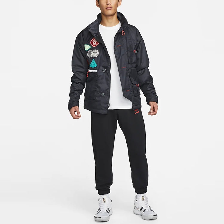 Nike Kyrie CNY Button Jacket 'Black' DJ3856-010 - 1