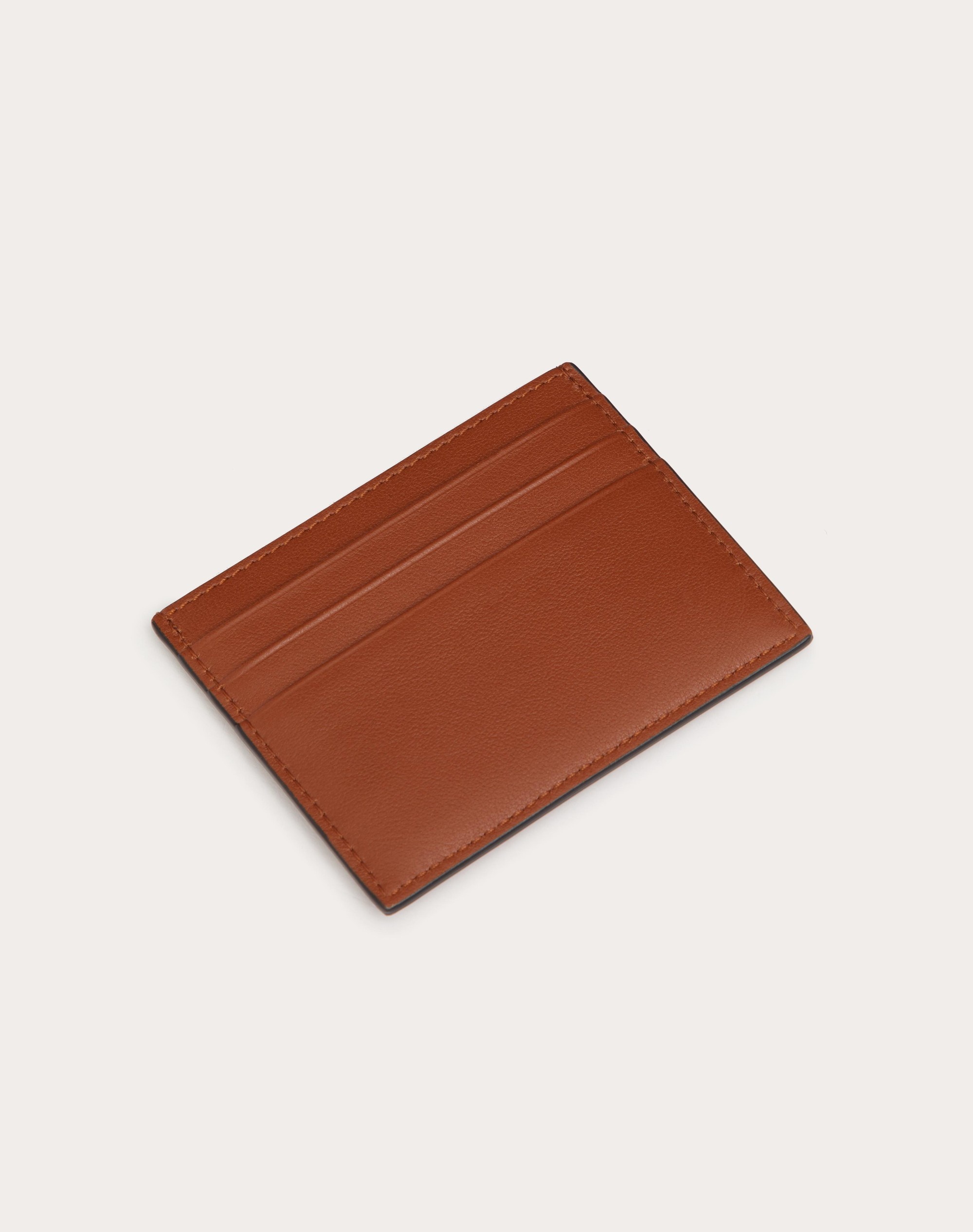 VLOGO SIGNATURE CALFSKIN CARD HOLDER - 3
