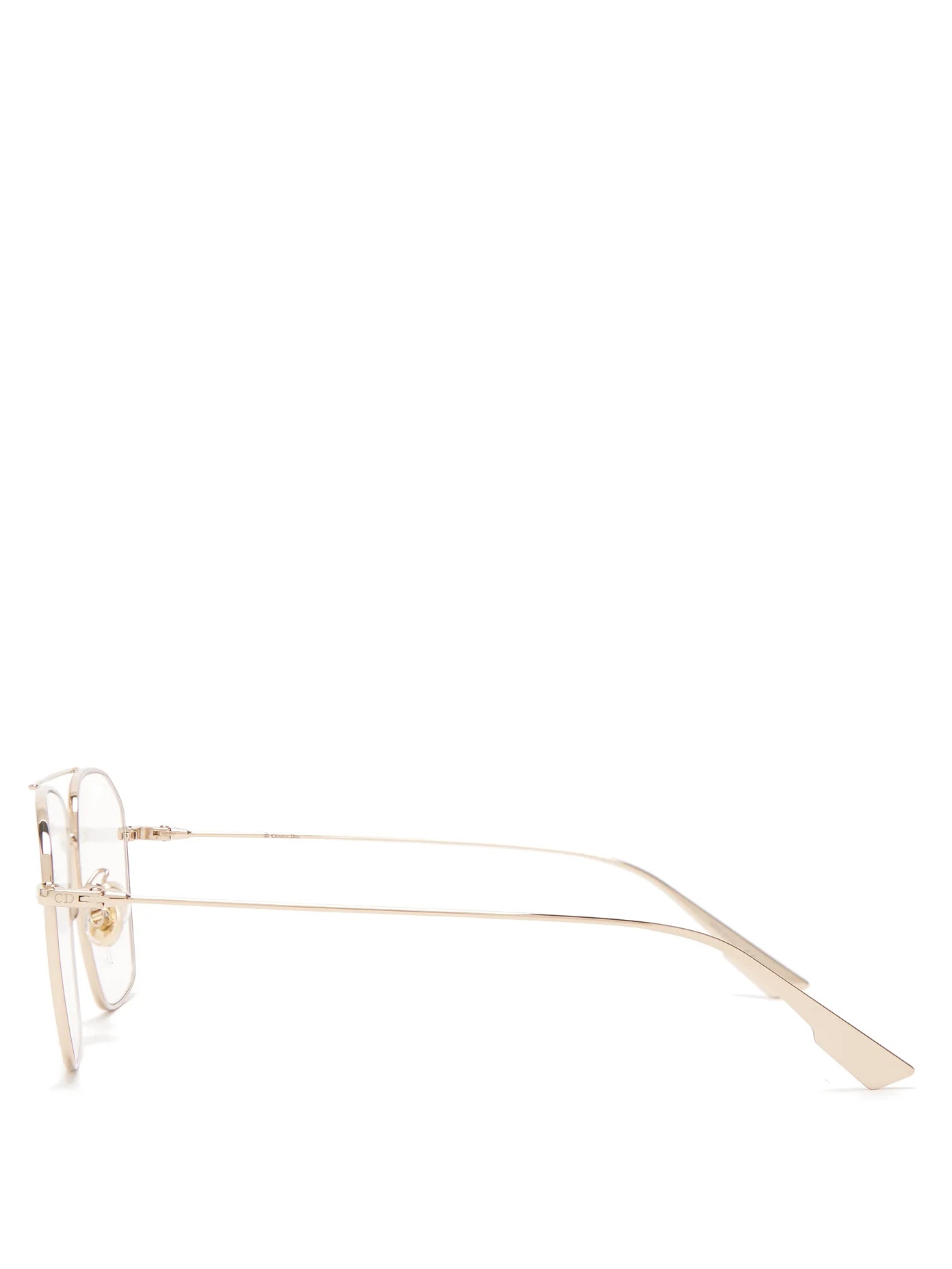 DiorStellaire aviator metal glasses - 4