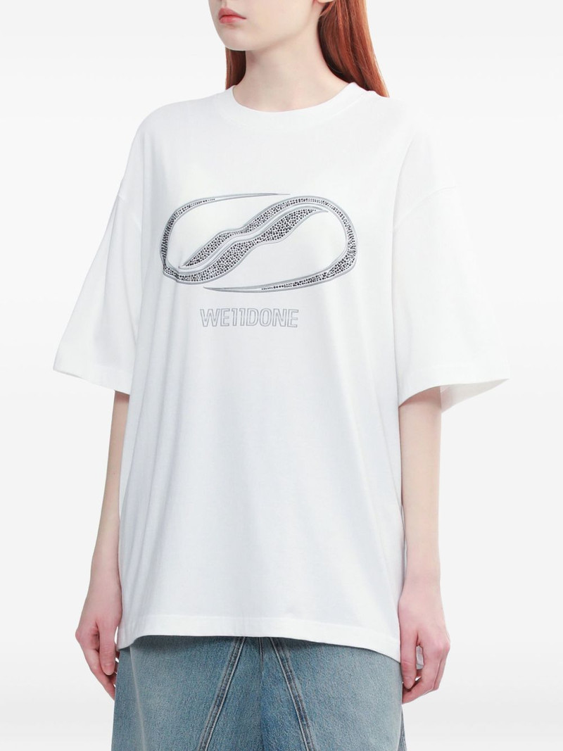We11done Sporty Sheldon graphic-print T-shirt outlook