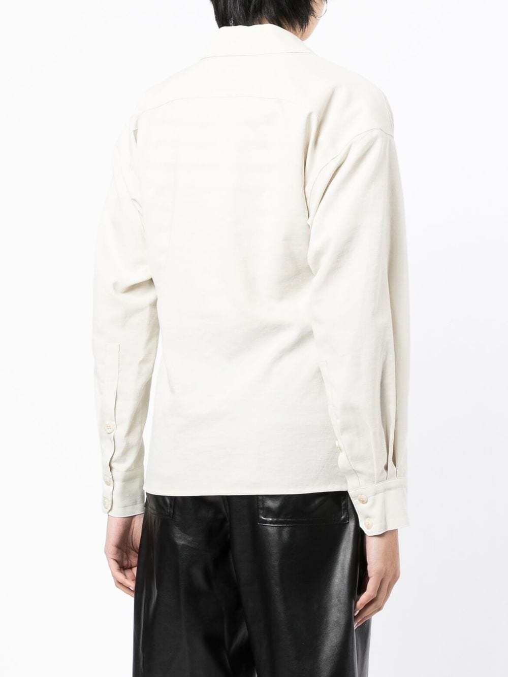 notched-collar shirt - 4