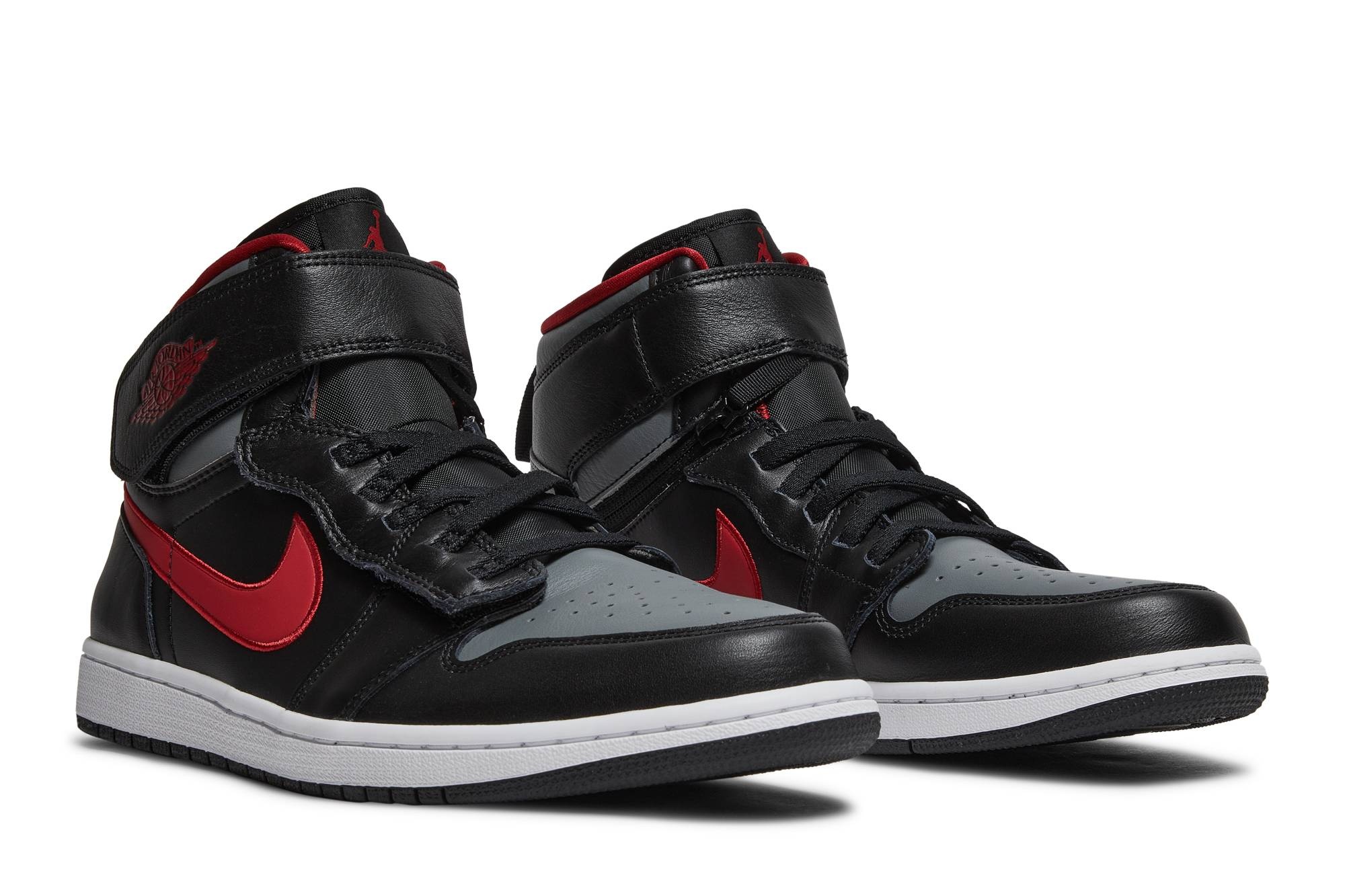 Air Jordan 1 High FlyEase 'Smoke Grey Gym Red' - 8