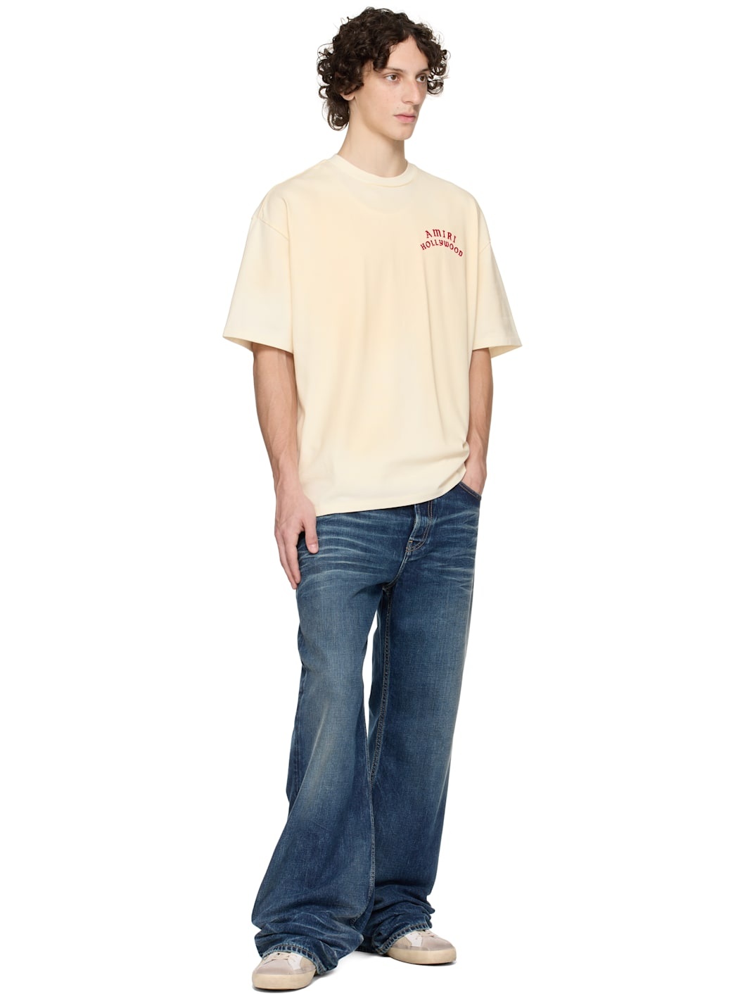 Off-White 'AMIRI Hollywood' Oversized T-shirt - 4