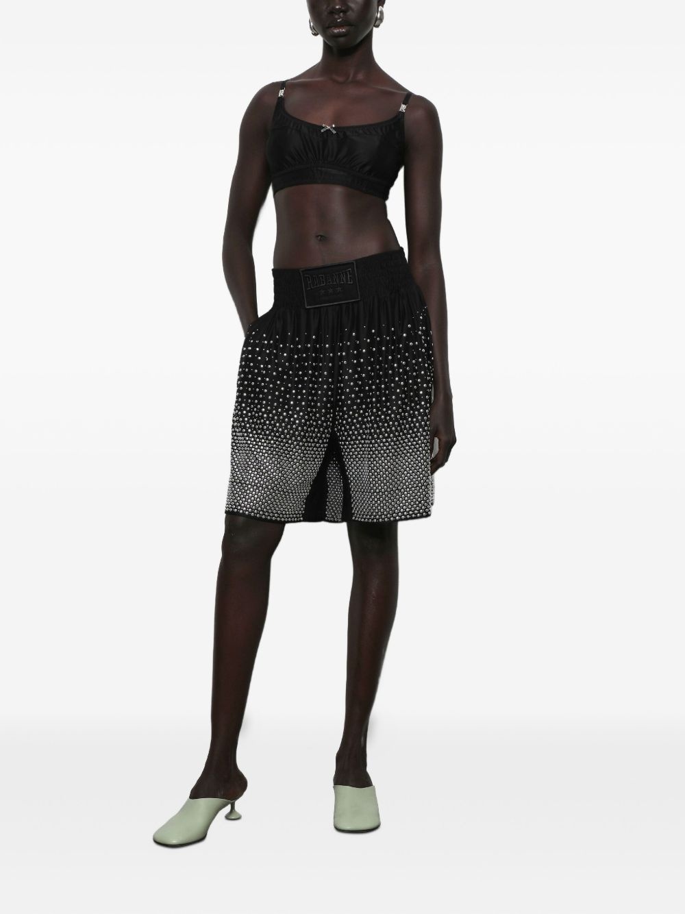 bow-embellished tank top - 2