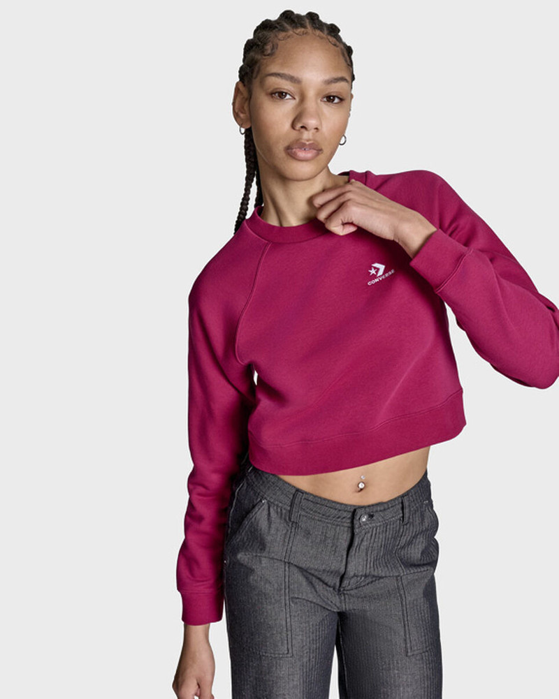 Star Chevron Cropped Crew Neck 3
