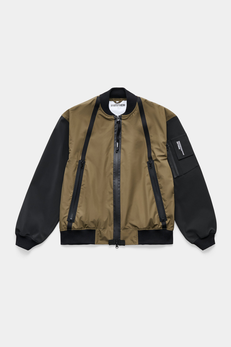Bredsand Zip Bomber Jacket Green 6