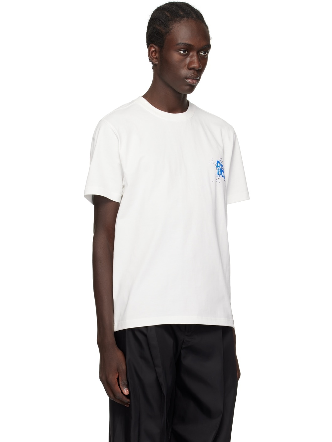 White Crystal-Cut T-Shirt - 2